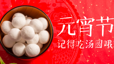 歡天喜地過元宵，祝您元宵快樂-上海邦森